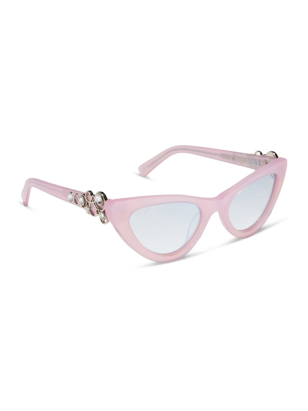 NWT- GLINDA UPLAND FOR GOOD Diff Eyewear -Glassy Pink Crystal